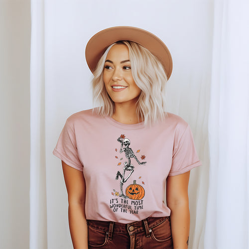 Skeleton Fall Halloween Shirt
