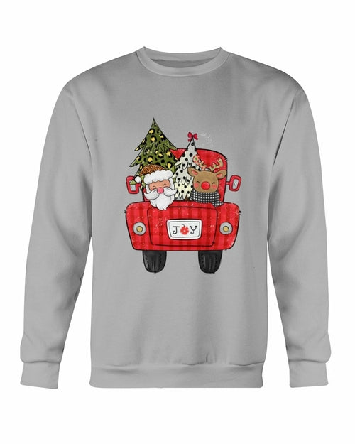 Christmas Santa Truck Sweatshirt