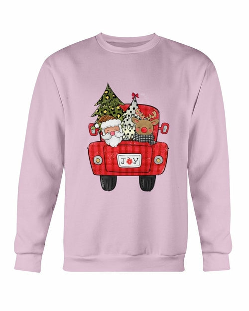 Christmas Santa Truck Sweatshirt