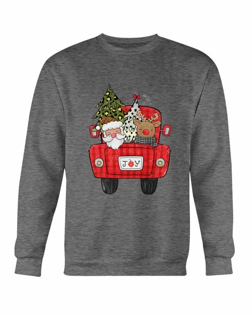 Christmas Santa Truck Sweatshirt