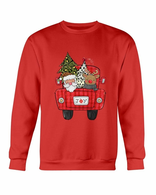 Christmas Santa Truck Sweatshirt